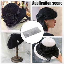 Polyester Birdcage Bridal Veil Netting&nbsp;AJEW-WH0471-103B-01