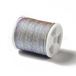 17M Rainbow Color Polyester Sewing Metallic Thread&nbsp;OCOR-E026-08A