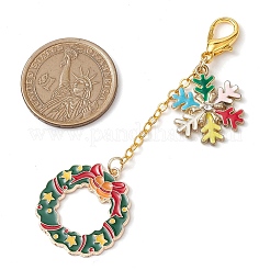 Christmas Theme Alloy Enamel Keychian&nbsp;KEYC-JKC00923
