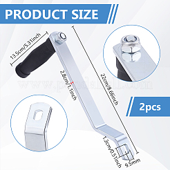 A3 Steel & Plastic Hand Crank Winch Handle Tool&nbsp;FIND-WH0173-541