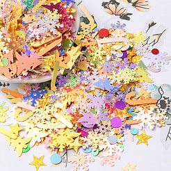 Christmas Theme Plastic Sequins Beads&nbsp;KY-C014-06