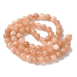 Natural White Jade Beads Strands&nbsp;X-G-F364-11-6mm-2
