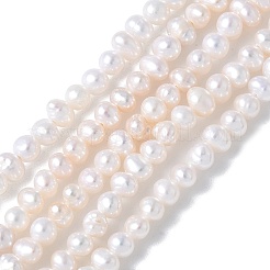 Natural Cultured Freshwater Pearl Beads Strands&nbsp;PEAR-I007-07F-01A
