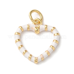 Brass Enamel Pendants&nbsp;KK-K332-35G