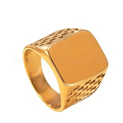 Rectangle 304 Stainless Steel Finger Rings&nbsp;FS-WGF3CA3-04