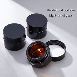 Portable Glass Cosmetics Cream Jar Sets&nbsp;DIY-BC0010-97
