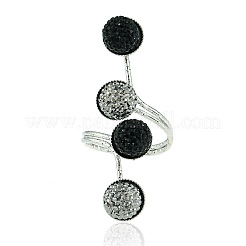 Round Alloy Open Cuff Rings for Women&nbsp;FS-WG47205-01