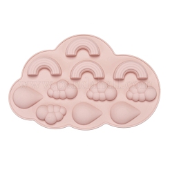 Rainbow & Cloud & Teardrops Silicone Molds&nbsp;DIY-I059-10