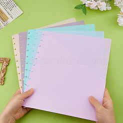 5Pcs PP Separate Loose Leaf File Folder&nbsp;OFST-WH0004-092B