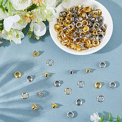 200Pcs 2 Colors Iron Grommet Eyelet Findings&nbsp;IFIN-GF0001-59C
