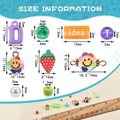 995Pcs Beads & Charm & Link Kit for DIY Jewelry Making&nbsp;DIY-SZC0005-69