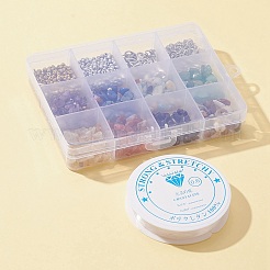 DIY Gemstone Bracelet Necklace Making Kit&nbsp;DIY-FS0003-48