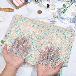 Polyester & PET Gauze Fabric&nbsp;DIY-WH20001-74C