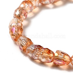 Electroplate Transparent Glass Beads Strand&nbsp;GLAA-G088-05