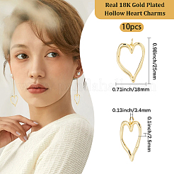 10Pcs Rack Plating Brass Pendants&nbsp;KK-BBC0023-31