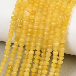Dyed Natural Whie Jade Beads Strands&nbsp;GG-CBAF9EE-A22-3x4mm