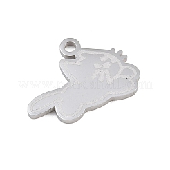 304 Stainless Steel Pendants&nbsp;SA-CBAE30B-05P