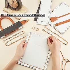 DIY Rectangle PU Leather Knitting Crochet Bags&nbsp;DIY-WH0196-48B
