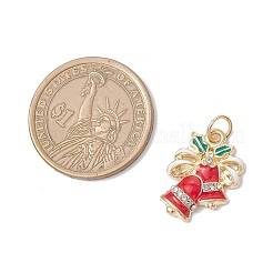 Christmas Theme Alloy Enamel Pendants&nbsp;PALLOY-JF04147