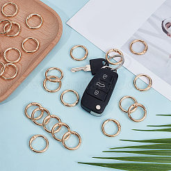 32Pcs Alloy Spring Gate Rings&nbsp;FIND-CN0002-51