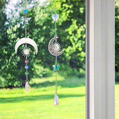 DIY Star Moon Suncatcher Making Kits&nbsp;DIY-TA0013-80