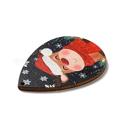 Single Face Printed Wood Big Pendants&nbsp;WOOD-H102-03F