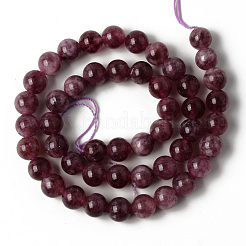 Natural Quartz Beads Strands&nbsp;G-R479-8mm-04