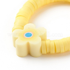 Handmade Polymer Clay Stretch Rings&nbsp;RJEW-JR00345