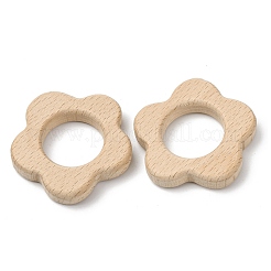 Natural Beech Wood Linking Rings&nbsp;WOOD-I017-10