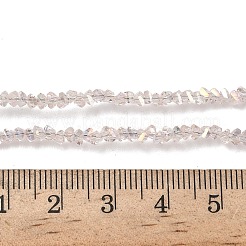Electroplate Transparent Glass Beads Strands&nbsp;EGLA-P061-04C-AB02
