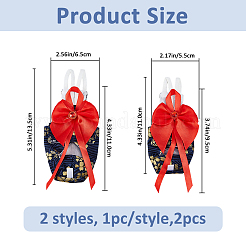 2Pcs 2 Styles Cotton Parrot Clothes&nbsp;AJEW-FH0007-82