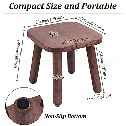 Wood Stool&nbsp;AJEW-WH0455-355B