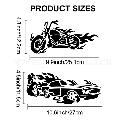 1Pc PET Hollow Out Drawing Painting Stencils&nbsp;DIY-MA0003-59C