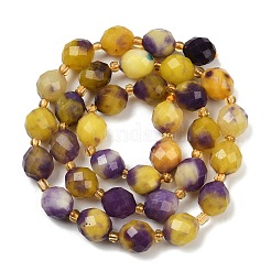 Natural White Jade Beads Strands&nbsp;G-D305-B01-01Q