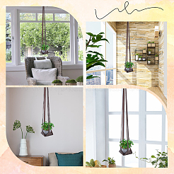 2Pcs PU Leather Plant Hangers&nbsp;AJEW-CN0002-67A