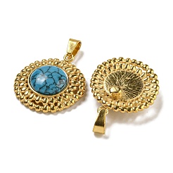 Synthetic Turquoise Pendants&nbsp;STAS-U024-15G-02