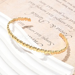 304 Stainless Steel Cuff Bangles for Women&nbsp;AJEW-P127-15G