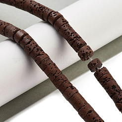 Natural Lava Rock Dyed Beads Strands&nbsp;G-K375-G04-01