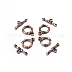 Tibetan Style Alloy Toggle Clasps&nbsp;RLF10395Y-NF