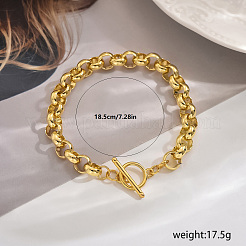 Classic Brass Rolo Chain Bracelets for Women&nbsp;DL2887-2