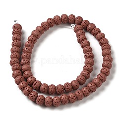 Natural Lava Rock Dyed Beads Strands&nbsp;G-Z036-B01-05