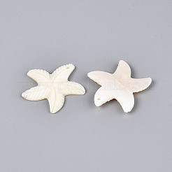 Natural Freshwater Shell Carved Pendants&nbsp;SHEL-N038-34