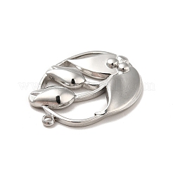 Non-Tarnish 304 Stainless Steel Pendants&nbsp;STAS-E176-04P