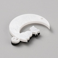 Opaque Acrylic Pendants&nbsp;MACR-WH0014-02B