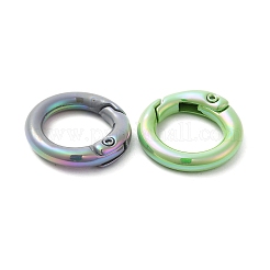 Spray Painted Alloy Spring Gate Ring&nbsp;X-PALLOY-H131-10