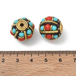 Brass & Resin & Polymer Clay Beads&nbsp;PY-CBAE318-06A