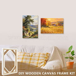 Wood Oil Painting Frame&nbsp;DIY-WH0671-376A