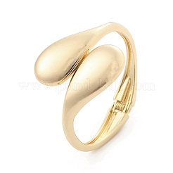 Alloy Hinged Bangles for Women&nbsp;BJEW-D312-04G