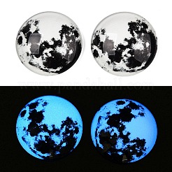 Fluorescent Glass Cabochons&nbsp;GGLA-T004-12A
