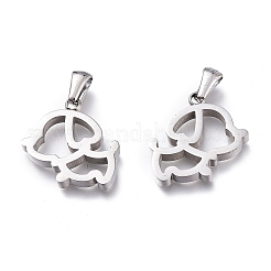 Tarnish Resistant 304 Stainless Steel Pendants&nbsp;LS-STAS-Z006-14P